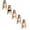 Pink 1PCS & Grey 1PCS & Green 1PCS & Black 1PCS & Beige 1PCS, variant on CAIXIA 4pack Girls Strapless Bra for Teens Bandeau Bras with Clear Straps Wireless Girl Training Bra