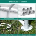 thumbnail image 5 of Dextrus 16' x 32' Heavy Duty Gazebo Outdoor Party Wedding Tent Canopy Carport Shelter with Removable Sidewall Windows, White, 5 of 9
