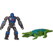AWLPUYPT: Rise of The Beasts Movie, Beast Alliance, Beast Combiners 2-Pack Optimus Primal & Skullcruncher Toys, Ages 6 and Up, 5-inch