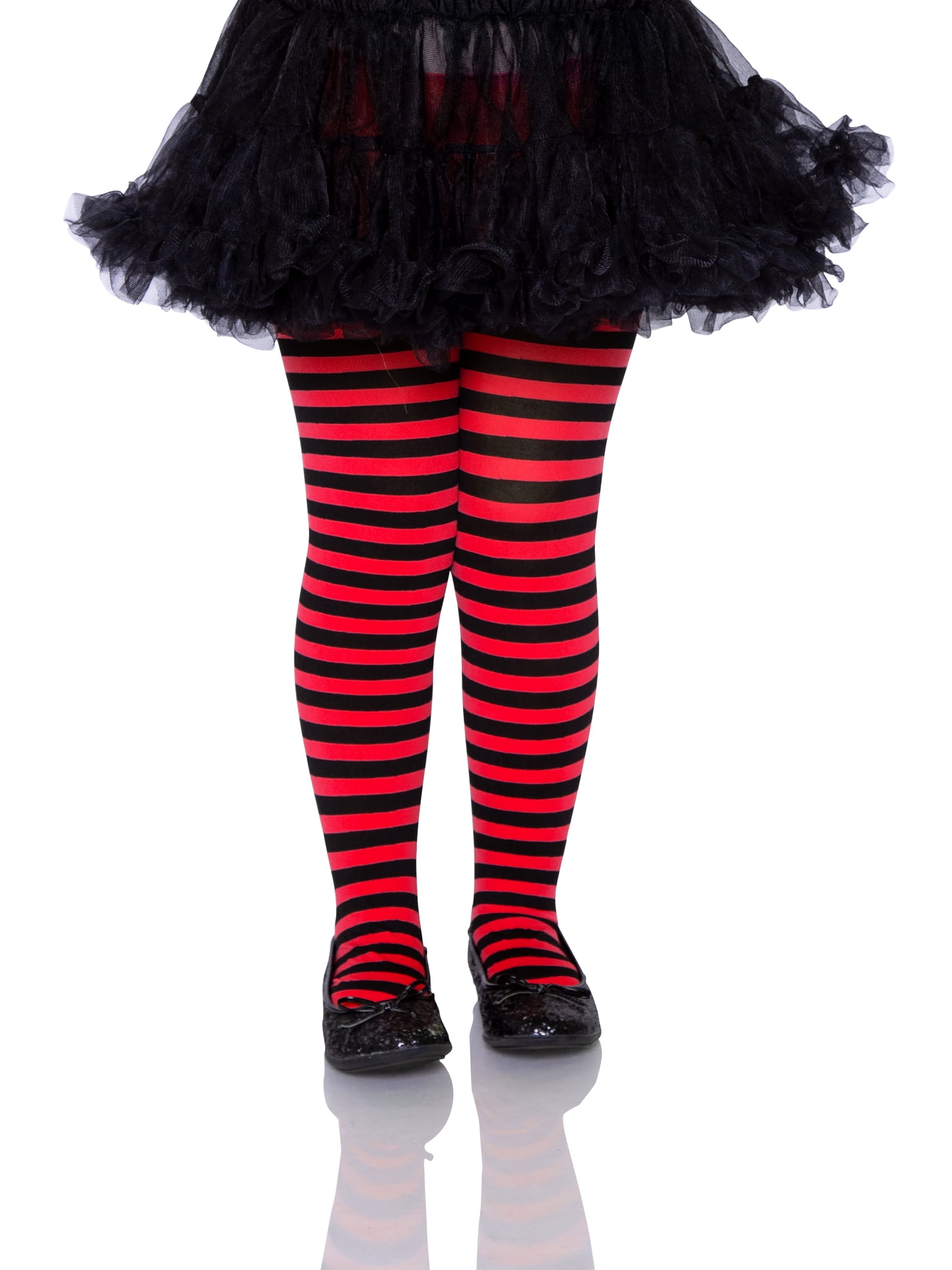 Way to Celebrate Halloween Girls Striped Tights