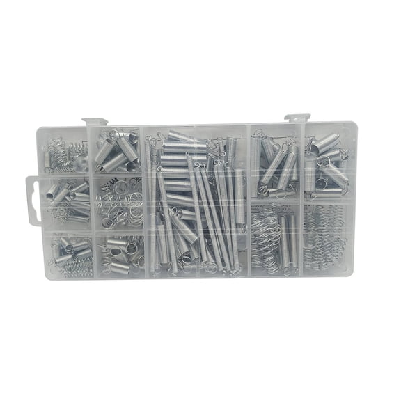 200Pcs Spring Assortment Kit Extension and Compression Spring Kit Include 20 Different Size Spring Repairs