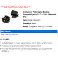 thumbnail image 2 of Instrument Panel Lamp Socket - Compatible with 1975 - 1980 Chevrolet P10 - AC Delco, 2 of 2