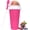 Pink, variant on Slushie Maker Cup, Quick Frozen Magic Cups for Homemade Milk Shake Ice Cream Maker, Double Layer Squeeze Slushy Maker Cup, Birthday Gifts for Mother Father,Kids,Friends,Family(Blue, 350ML)