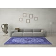 thumbnail image 3 of Ahgly Company Indoor Rectangle Medallion Blue Traditional Area Rugs, 8' x 12', 3 of 4