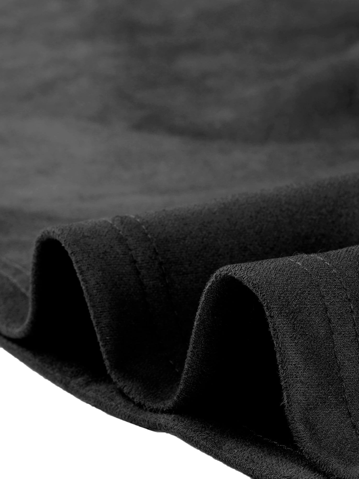 DARING DIVA Round Neck Sleeveless A-Line Pleated Faux Suede Overall Dress M Black