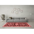 thumbnail image 3 of Ahgly Company Indoor Square Persian Red Traditional Area Rugs, 5' Square, 3 of 4