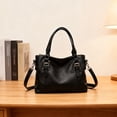 thumbnail image 5 of Vintage Purses and Handbags PU Leather Fashion Hobo Bag with Adjustable Shoulder Strap Ladies Hand Bag for Women Work Shopping Travel (Black), 5 of 10
