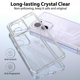 thumbnail image 3 of For Oppo Reno13 F 4G Oppo Reno13 F 5G Clear Phone Case TPU Acrylic Shockproof Phone Back Cover - Cle, 3 of 5