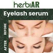 Herbiar Eyelash Growth Serum 10g, Strengthening & Nourishing Formula for Fuller, Healthier Lashes Brows