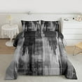 thumbnail image 2 of Manfei Splashing Ink Bedding Comforter Set,Painting Aesthetic Twin Comforter Sets,Gray Black Bedding Set For Kids,Super Cozy Room Decor Reversible,2 Pieces, 2 of 8