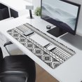 thumbnail image 2 of Long Mouse Pads for Desk,Black Geometric Striped Pattern Desk Mats on Top Of Desks, Desk Mouse Pad Extra Large with 3mm Non-Slip Base and Stitched Edge for Gaming,Office,Work,Home 31.5"x11.8", 2 of 6
