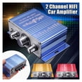 thumbnail image 3 of 20W Car Motorcycle 12V On-Board Power Stereo Mini Amplifier Red 2 Channel AMP Amplifier Subwoofer For Speaker Bass ,High Sound, 3 of 6