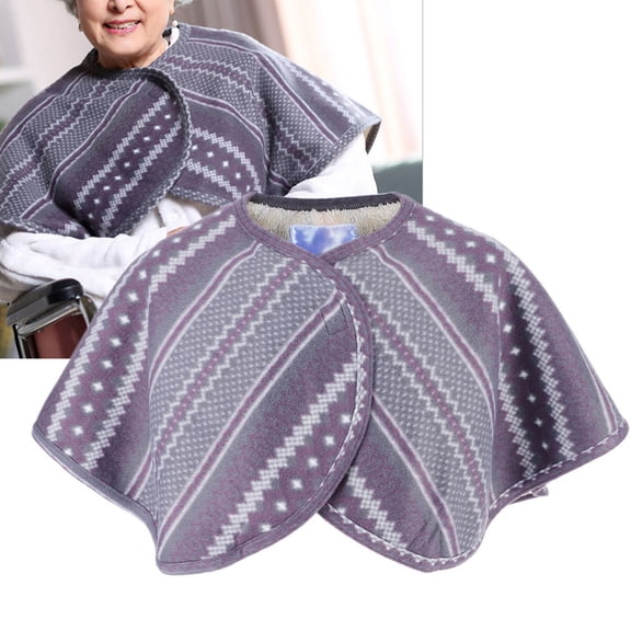 Shoulder Cape, Warm Shoulder Shawl, Soft Convenient Washable Double-Sided Plush For Old People Home