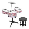 thumbnail image 3 of Musical Instruments Drum Set, Percussion Instruments Children Drum Set, For Kids Boys And Girls Red, 3 of 8