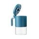 thumbnail image 1 of Yuarrent Tarro de especias de 230 ml, botella de condimento transparente vacía, contenedor de polvo de sabor reutilizable, encimera recargable a prueba Cocina y Comedor Azul Yuarrent HA063291-01B, 1 of 6