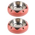 thumbnail image 1 of Pack de cuencos para perros de acero inoxidable, cuencos para comida y agua para perros y gatos antideslizantes para mascotas MFZFUKR BST3009060-3, 1 of 5