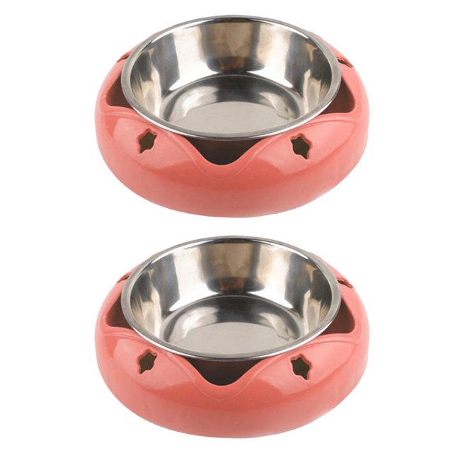 Pack de cuencos para perros de acero inoxidable, cuencos para comida y agua para perros y gatos antideslizantes para mascotas MFZFUKR BST3009060-3