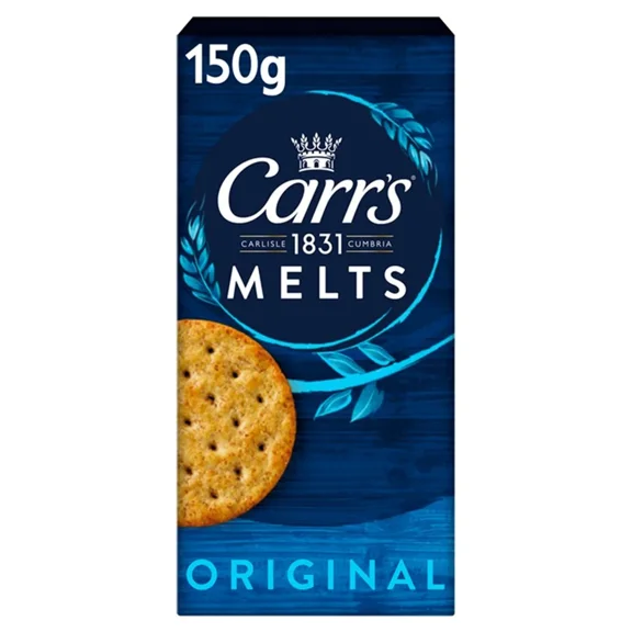 Carr's Melts Original Crackers - 150g - British Crackers