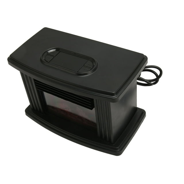 Mini Electric Fireplace Heater Simulated Flame Efficient Heating Quiet Operation Portable Fireplace Stove With Remote Control Create A Cozy Anywhere
