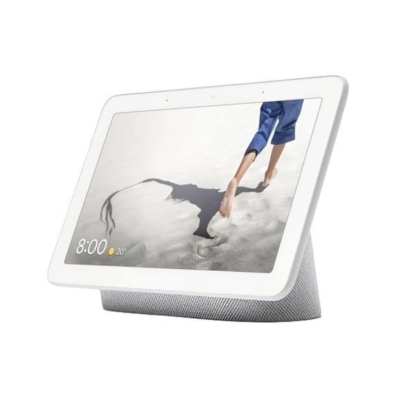 Google Nest Hub 7-Inch Smart Display with Voice Assistant, Chalk Finish, Touchscreen Interface for Smart Home Control, Music Streaming, and Daily Organization, International Model