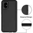 thumbnail image 4 of HSHDLDF Samsung Galaxy A71 4G Case, Samsung Galaxy A71 4G Case Soft TPU Hard PC Heavy Duty Shockproof 3 Layer Cover for Samsung Galaxy A71 4G (All Black), 4 of 5