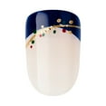 thumbnail image 5 of imPRESS Holiday Press-On Nails, Very Merry, Blue, Short Length, Square Shape, 30 Ct., 5 of 12