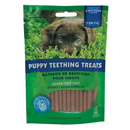 N-Bone Puppy Teething Treat 3.74 oz Size:Pack of (Best Bones For Teething Puppies)