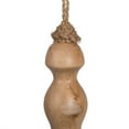 thumbnail image 2 of Vickerman 12" Light Natural Turned Wood Finial Ornament, 2 per bag., 2 of 4