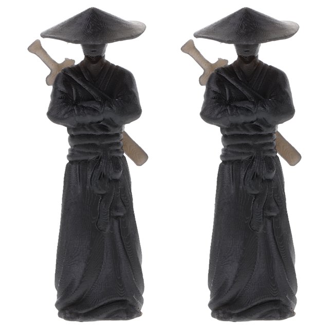 Shisuyan 2pcs Mini Figurines Decorative Statues Home Office Decoration Mini Action Figures