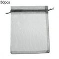 thumbnail image 2 of 50 Pcs Organza Jewelry Gifts Drawable Box Wedding Gift Candy Mini Pouch Bag, 2 of 10