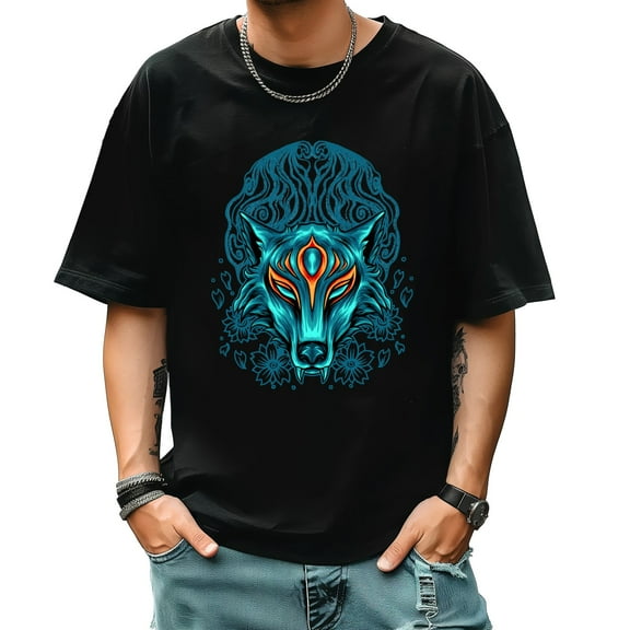 Graphic Tees for Men Summer New Print Casual Tee Fashion Trend Sports Shirt Select