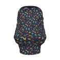 thumbnail image 2 of Haiem Shells and Seaweed Baby Nursing Cover & Nursing Poncho - Multi Use Cover for Baby Car Seat Canopy, Stroller Cover, 360°Full Privacy Breastfeeding Coverage, 2 of 9
