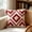 Red, variant on Fmbmuo Bohemian Tufted Pillow Cover 18x18 Inch Geometric Diamond Pattern with Tassels Cushion Case for Sofa Bed Home Decor,Red