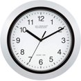 thumbnail image 1 of La Crosse Technology Horloge Murale Analogique Atomique, 10 Pouces, Argent, 1 of 5