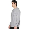 thumbnail image 5 of Klizzer Luxury Sweatshirts for Men 100% Cotton Fleece Crewneck – Grey Small, 5 of 6