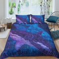 thumbnail image 1 of Home Bedding Set Fish Shell Comforter Cover Set Teen Adult Creative Seafloor Bedspreads,King (90"x104"), 1 of 5