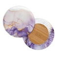 thumbnail image 2 of ZUXONGSY Marble Print Stool Covers Cushion Set of 2 Piece Size S Round Stool Cover Elastic Stool Cushion Cover 12"-14" Round Protective Cover Easy to Install for Bar Restaurant Office, 2 of 6