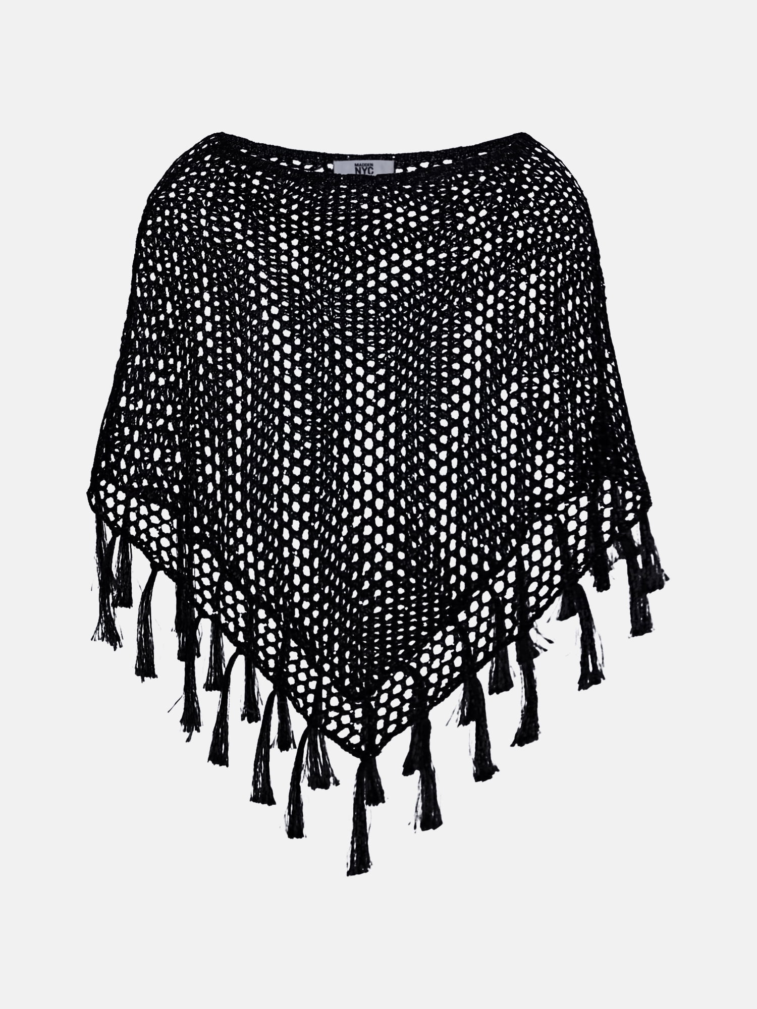 Madden NYC Women's Sequin Poncho, Sizes XS-XXL