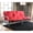 Black and Red, variant on Furniture of America Vargas Fabric Cotton 6-inch Futon Mattress in Black and Red