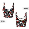 thumbnail image 5 of Picia Paw And Bones Sports Bra for Women,Padded Strappy Sports Bras Medium Support Yoga Bra with Removable Cups,Running Yoga Bra-XX-Large, 5 of 9