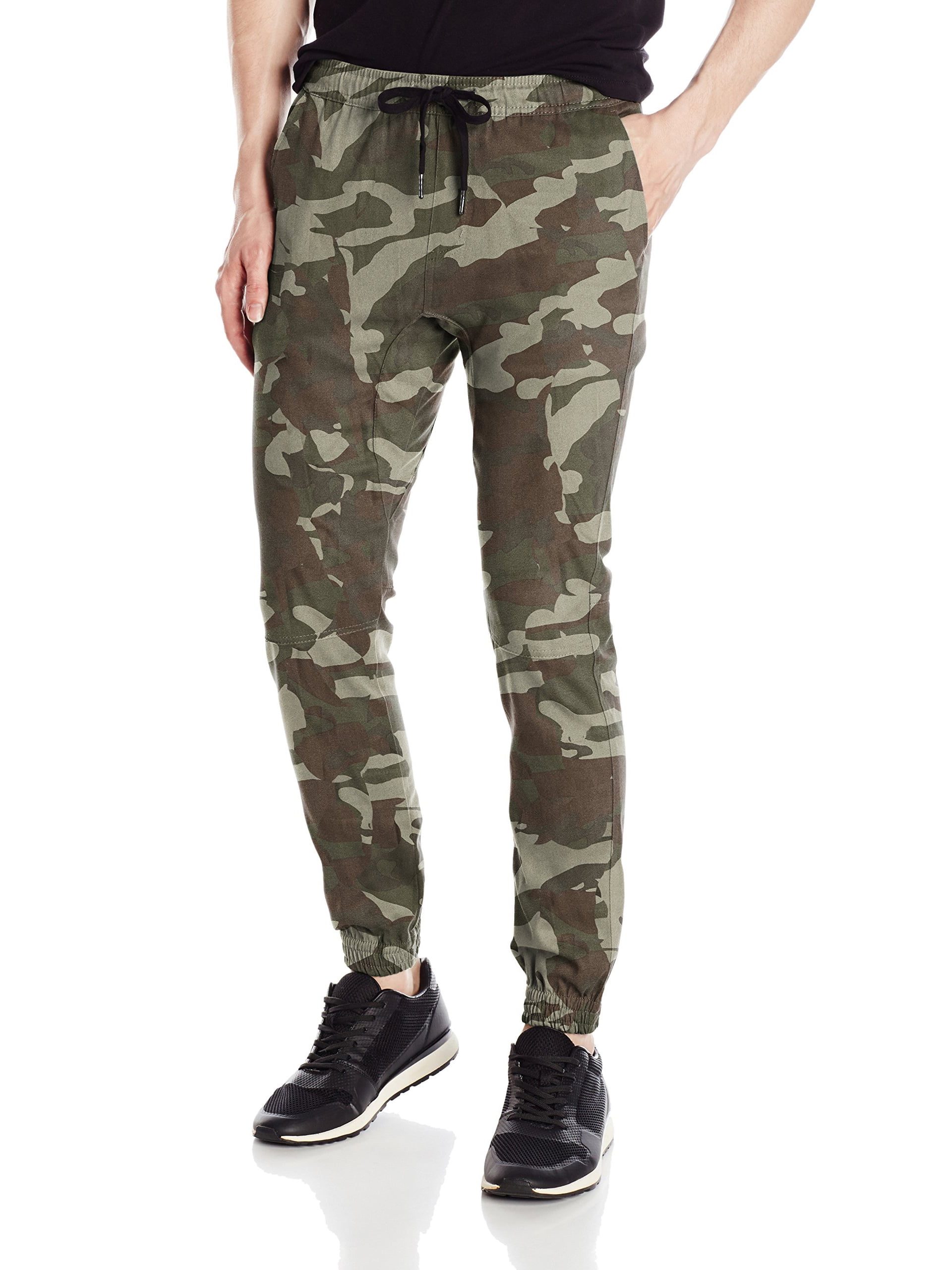 men's stretch twill joggers