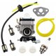 thumbnail image 1 of Carburetor Kit for AL-KO BC410, BC4535, BC4125 Trimmer with Fuel Hose and Filter, 1 of 5