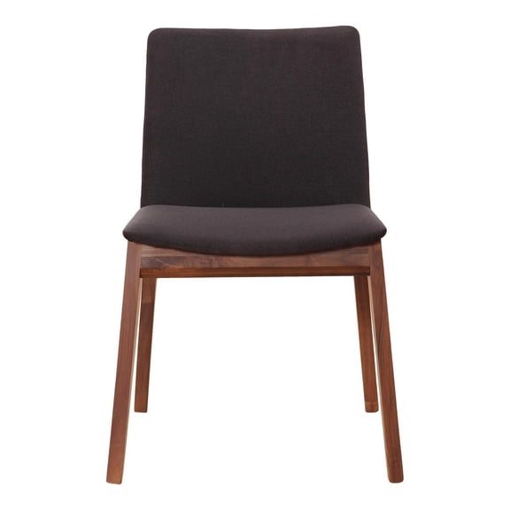 Moe's Home Collection Deco Dining Chair Black- Set Of Two