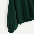 thumbnail image 4 of Vedolay Hoodies Women Womens 2023 Crewneck Oversized Pullover Casual Comfy Fall Fashion Hoodies,Green XXL, 4 of 5