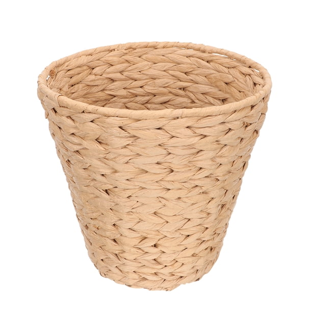 ColoMX Simulación Cesta de diseño de ratán Cesta de basura de cesta multifunción Cesta de basura