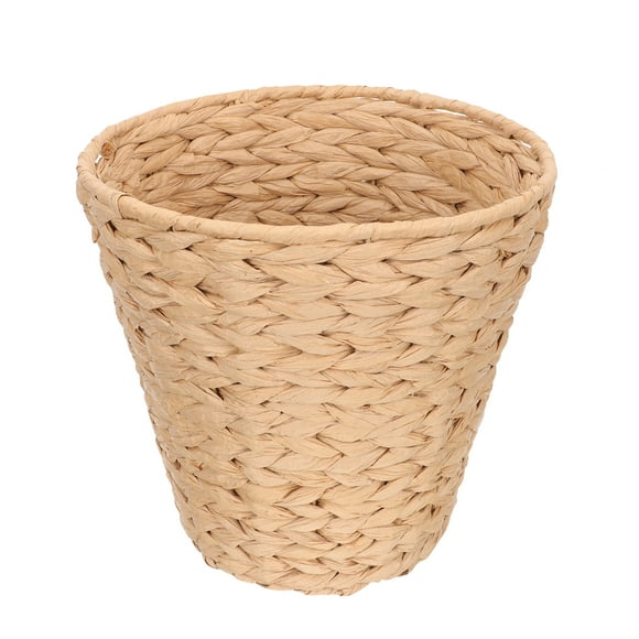 ColoMX Simulación Cesta de diseño de ratán Cesta de basura de cesta multifunción Cesta de basura