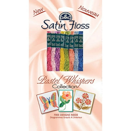 DMC Satin Floss Collection Pack 8/pkg, Pastel Whispers