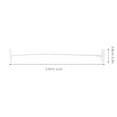 thumbnail image 2 of GOOHOCHY 5000Pcs Clothes Tag Fasteners Transparent PP I-Beam Shape For Commodity Price Tag Display, 2 of 8