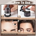 thumbnail image 6 of Instantly Hair Powder, Root Touch Up Hair Color Hairline Powder, Women Men Hair Powder Elevates Hairline for Women Men Thinning Hair, Dark Brown, 6 of 11