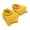 Yellow L, variant on Joernso 1 Pair Duck Feet Plush Slippers Unisex Cartoon Cotton Shoes Keep Warm Non-Slip Soles Ultra-Soft Birthday Christmas Gift Cold Weather Indoor Shoes